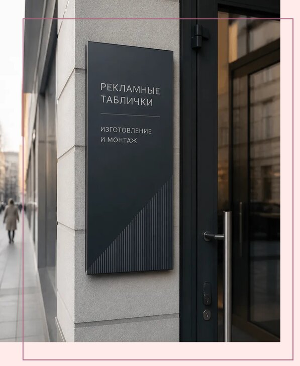 Рекламные таблички в Железногорске по цене от 4652 р. | Аванза-Жлр