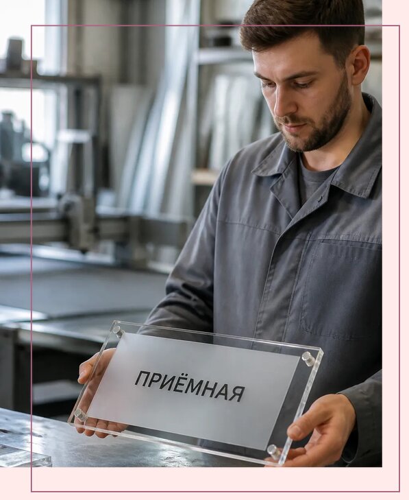 Таблички из оргстекла на заказ в Железногорске от 4031 р. | Аванза-Жлр