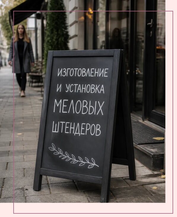 Меловые штендеры в Железногорске по цене от 6719 р. | Аванза-Жлр